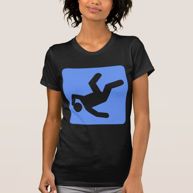 Människans fall - Baby blue T Shirt (Framsida)
