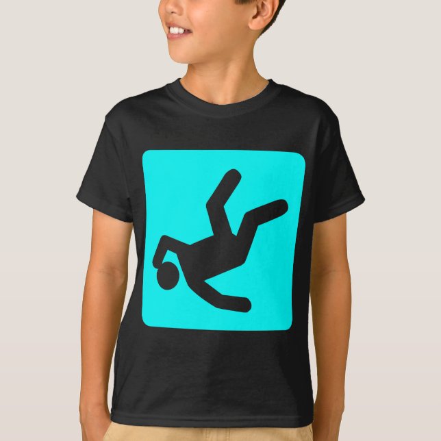 Människans fall - cyan t-shirt (Framsida)
