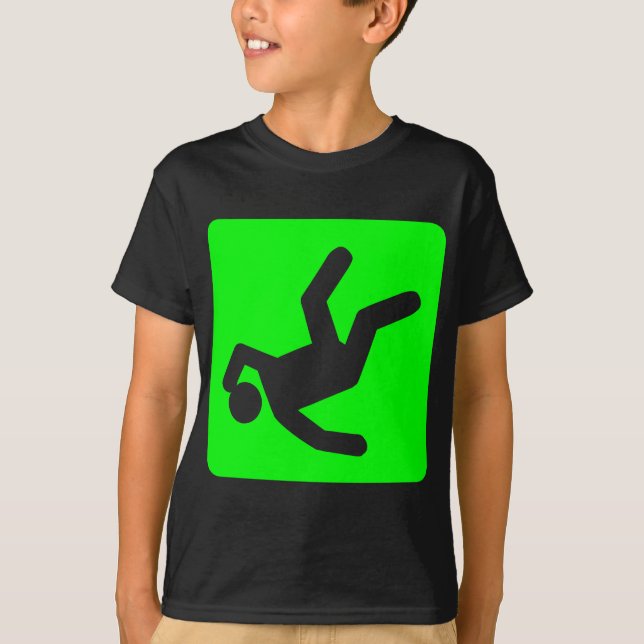 Människans fall - Grönt T-shirt (Framsida)