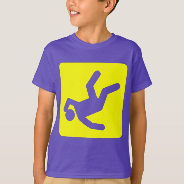 Människans fall - Gult Tee Shirt (Framsida)