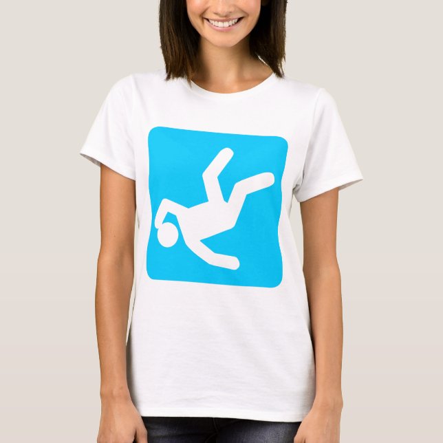 Människans fall - Himlar Blue Tee (Framsida)