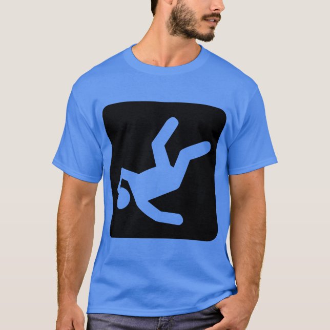 Människans fall - svart t-shirt (Framsida)