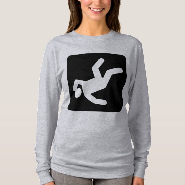 Människans fall - svart t-shirt (Framsida)