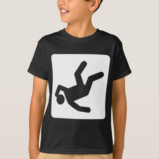 Människans fall - vit tee (Framsida)