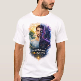 Människans framtida identitetstransformationskonst t shirt
