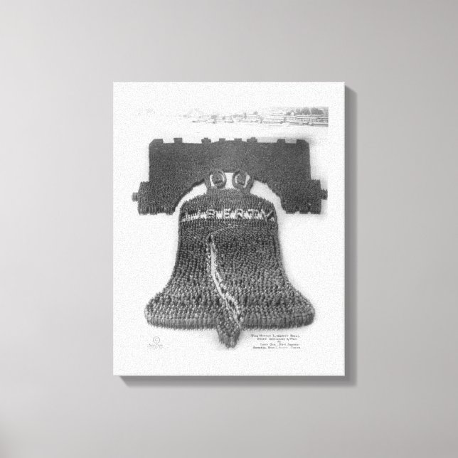 Människans frihetsbell på Camp/Fort Dix Print Canvastryck (Framsida)