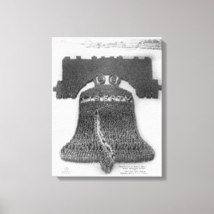 Människans frihetsbell på Camp/Fort Dix Print Canvastryck