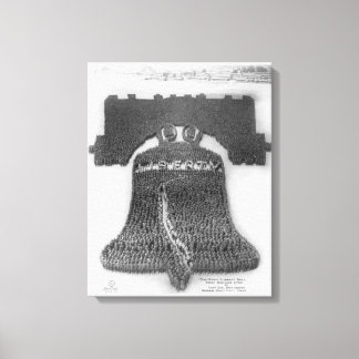 Människans frihetsbell på Camp/Fort Dix Print Canvastryck