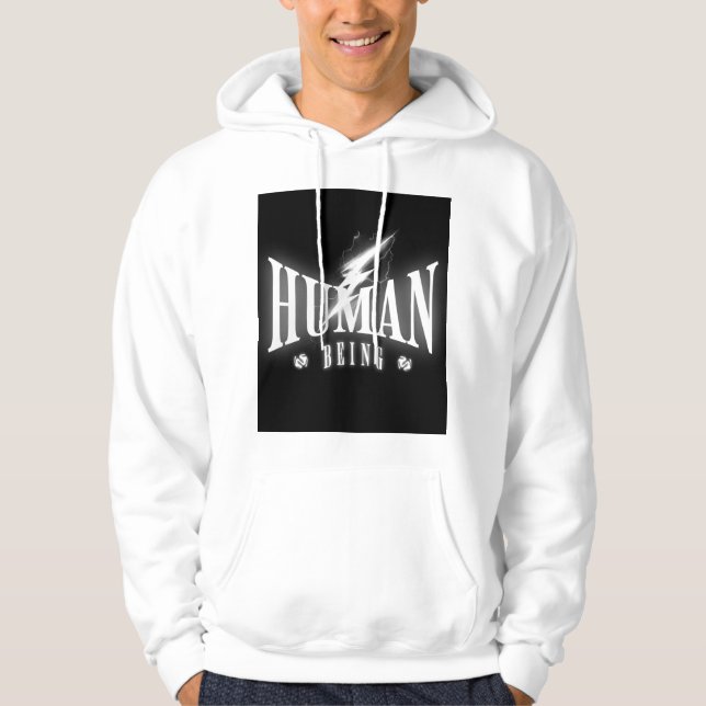 Människans hoodie-design hoodie (Framsida)