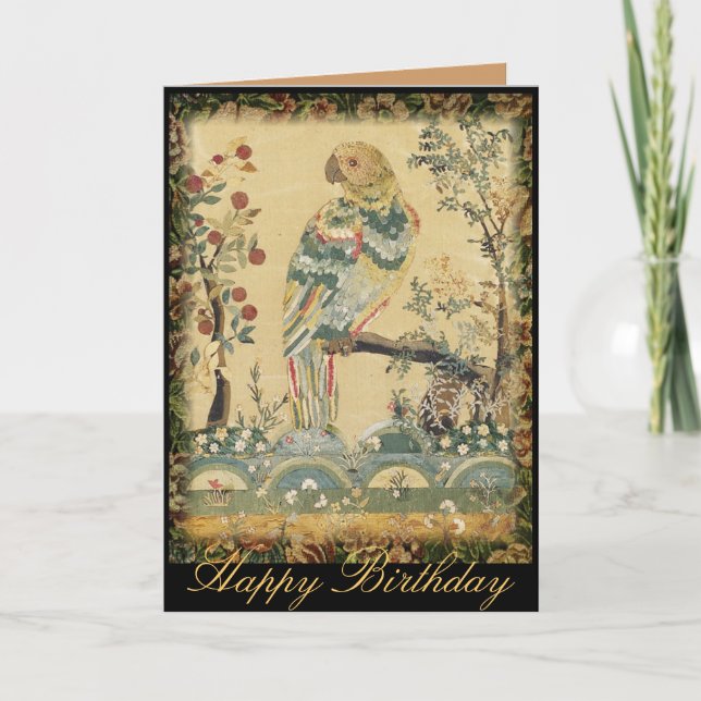 Människans/kvinnans födelsedagskort kort (Framsida)