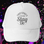 Människans märke Do Keps<br><div class="desc">Att fira en Stag Do. Designad för någon som har en "Stag Do"! Manar med datum för firande. Stag gör det. Lägg till namn för den person vars party det är. Stag Do Party sockel i Firande.</div>