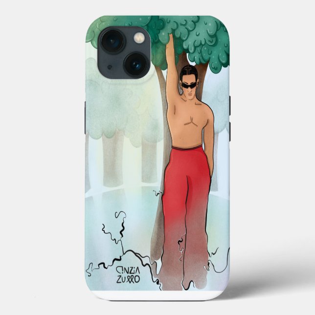 Människans och naturens iphone case (Baksida)