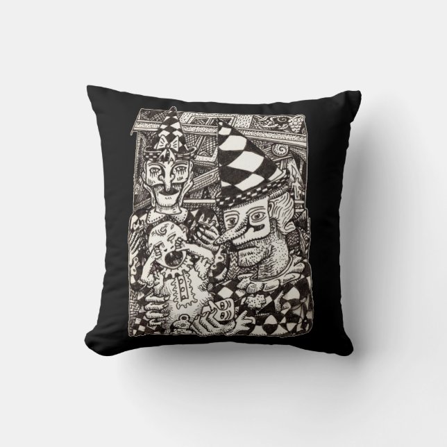 Människans Skapar, Throw Cushion 41 x 41 cm Kudde (Framsida)