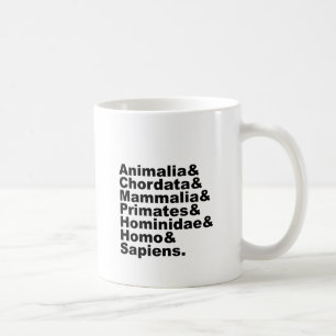 Människans taxonomi   Rike genom art Kaffemugg