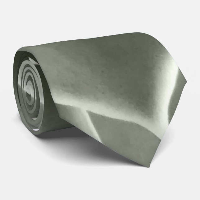 Människans Tie Sage Grönt Plant Slips (Rullad)