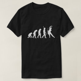Människans uppstigning Rolig evolution Dansande ge T Shirt