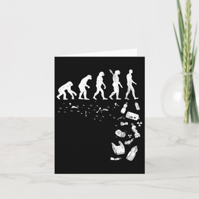 Människans utveckling Föroreningar Cool Earth Day  Kort (Framsida)