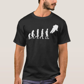 Människans utveckling liknar astronaut t shirt