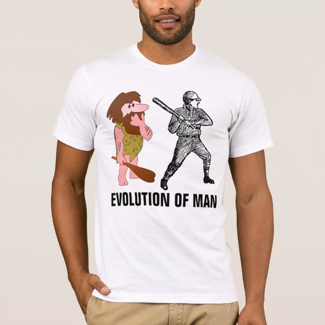 Människans utveckling, Lung Baseball T-shirts (Framsida)