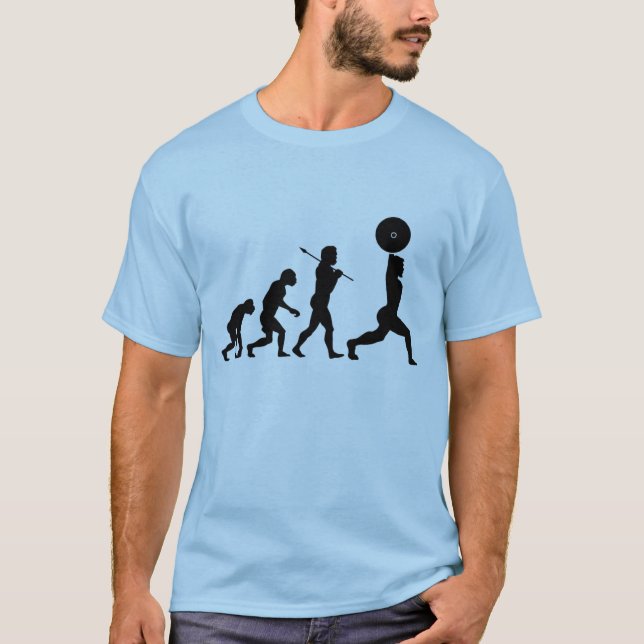 Människans utveckling t-shirt (Framsida)