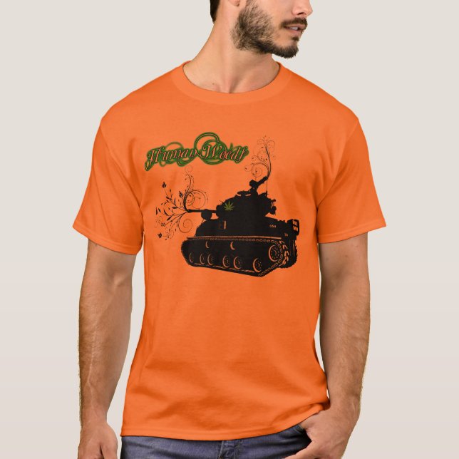 Människaogrästank Tee Shirt (Framsida)
