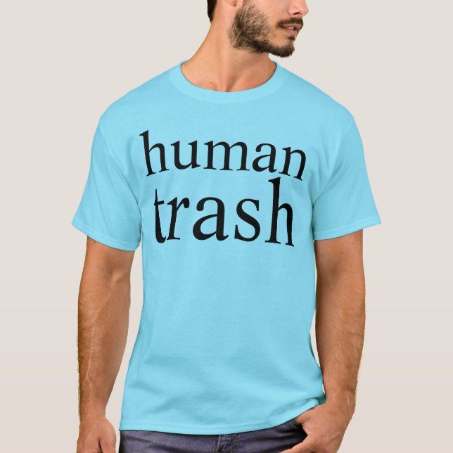 människasopor tee (Framsida)