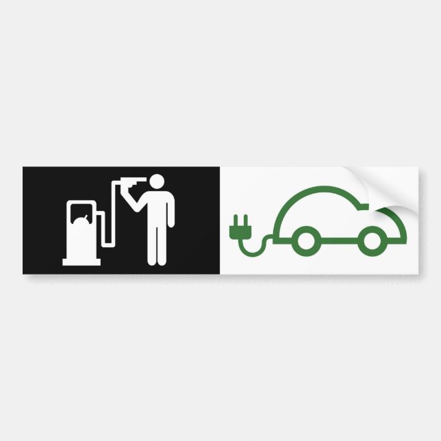 Människasymbolskamikazen tankar bilen för bildekal (Framsidan)