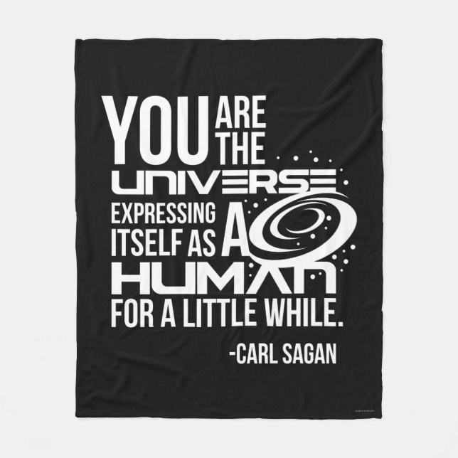 Människauniversum Fleecefilt (Framsidan)