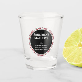 Människomatglas med varningar och Regler