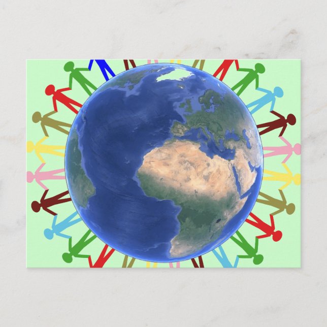 Människor är människor vykort (Framsida)