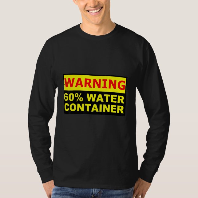 Människor är tekniskt sett 60 vattenbehållare t shirt (Framsida)