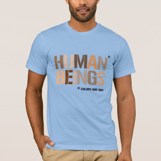 MÄNNISKOR: Färg kan variera T Shirt (Framsida)