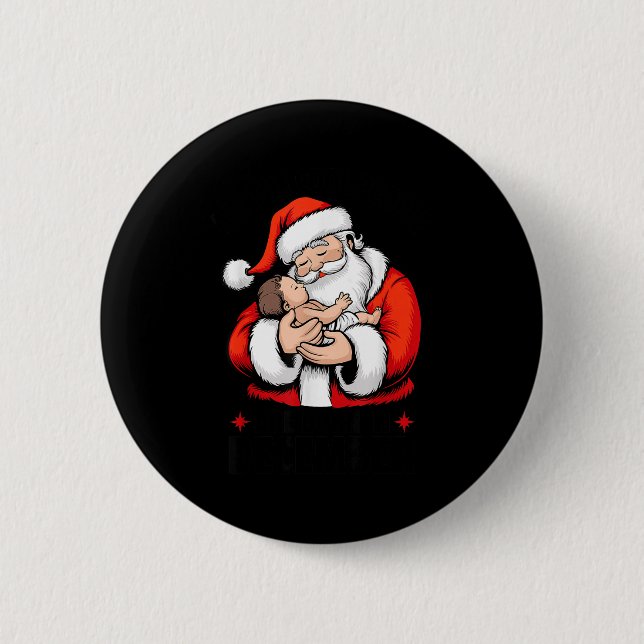 Människor födda december Jesus jul kristen Knapp (Framsida)