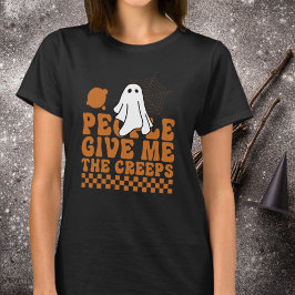 Människor Ger Mig Retrorange Halloween T Shirt
