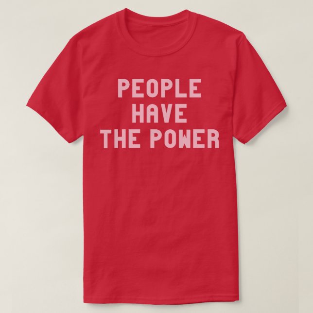 Människor har rosa t shirt (Design framsida)
