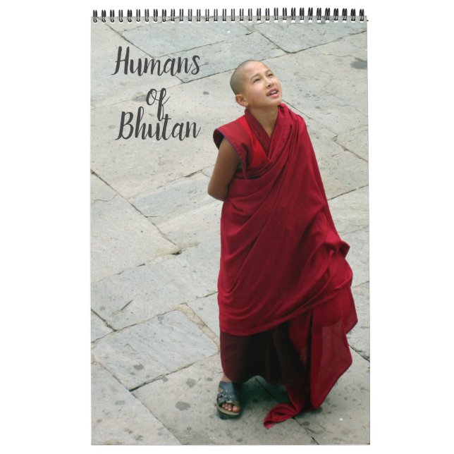 Människor i Bhutan fotografi Kalender (Omslag)