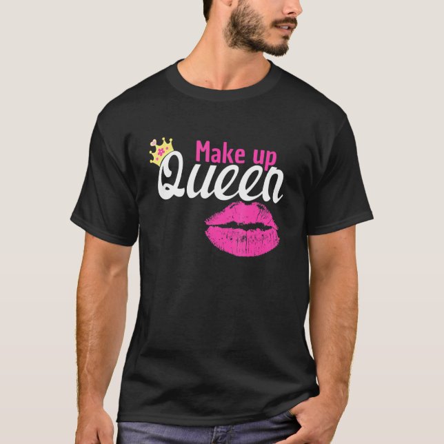 människor i kärlek med makeup t shirt (Framsida)