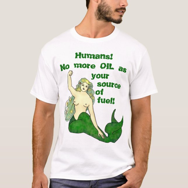 Människor! Inga mer OLJAG Tee Shirt (Framsida)