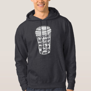 människor inte ett stort fan introvert kaffefantas hoodie