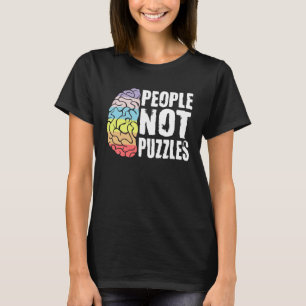 Människor Inte Pussel Autism Acceptans Neurodivers T Shirt