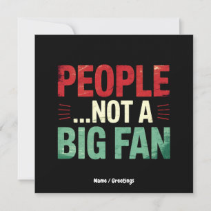 Människor Inte Stor Fan Introvert Roligt Presentci Inbjudningar