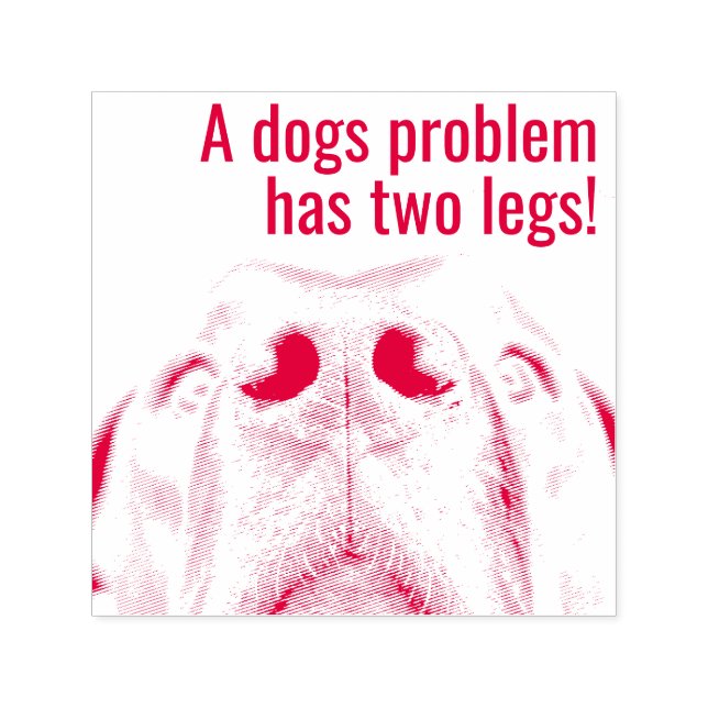 Människor kan vara problem självfärgande stämpel (Design)