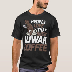 Människor Kärlek som Lakan Manar Koffee Kopi Luwak T Shirt