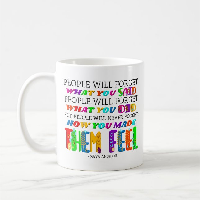 Människor kommer aldrig att glömma hur du fick dem kaffemugg (Vänster)