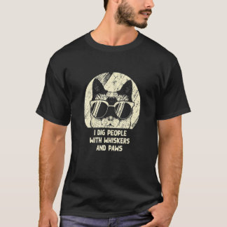 Människor Med Morrhår Katt Klösa Vänner Kattunge K T Shirt