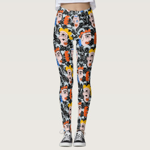 Människor och ansikte. PAF2501.Black BG Leggings
