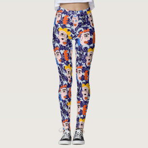Människor och ansikte. PAF2501.DPurple BG Leggings