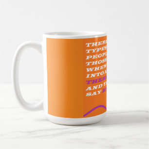 Människor och klokhetens budskap kaffemugg