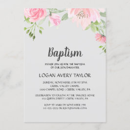  människor på Grått-baptism Inbjudningar
