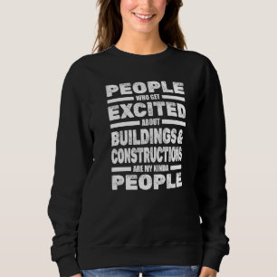 Människor som är glada över Byggnad och byggandet T Shirt